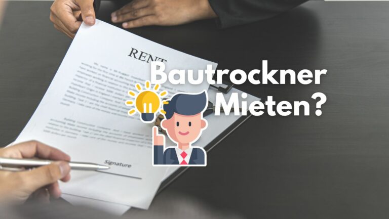 Bautrockner Mieten: Die Wichtigsten Aspekte, Die Sie Beachten Sollten