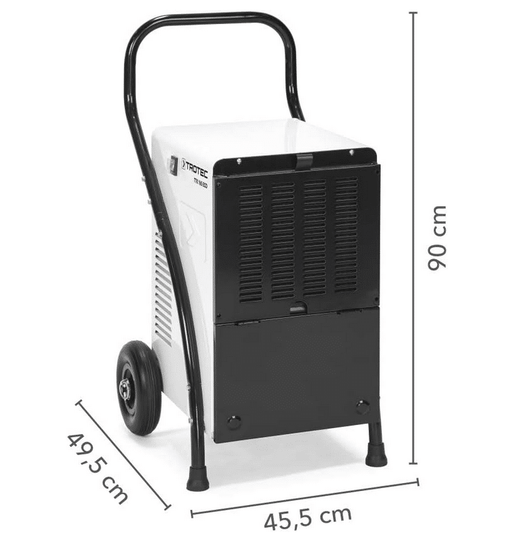 Bild TROTEC TTK 165 ECO Maße