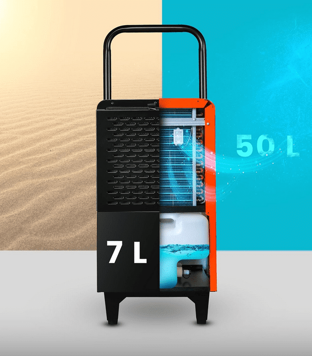 bautrockner mit wassertank