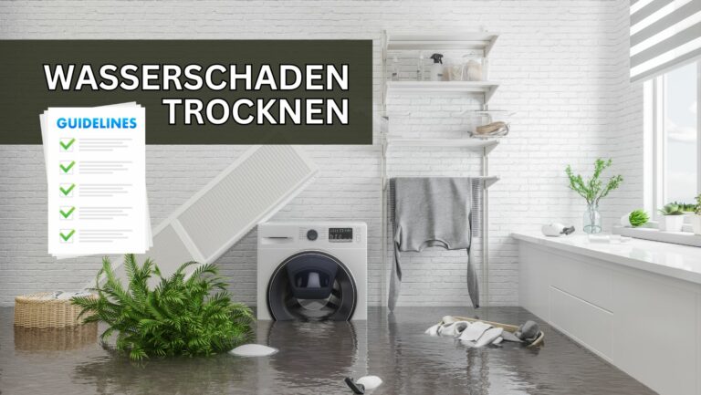 Wasserschaden und wie Sie es trocknen: Die richtige Vorgehensweise