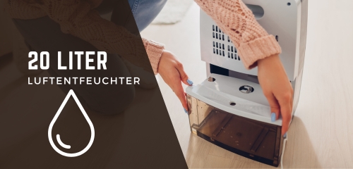 Die besten elektrischen Luftentfeuchter mit 20 Liter Entfeuchtungsleistung