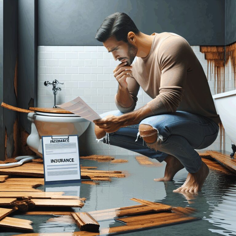 Wasserschaden im Bad – zahlt die Versicherung bei undichten Fugen